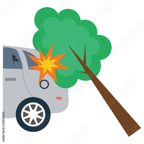 Crash Into Tree
