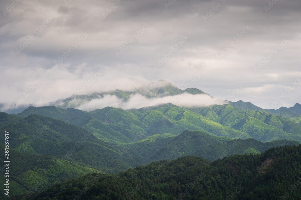 Langshan National Park, Hunan Province, China, a popular travel destination, the famous Danxia landform.