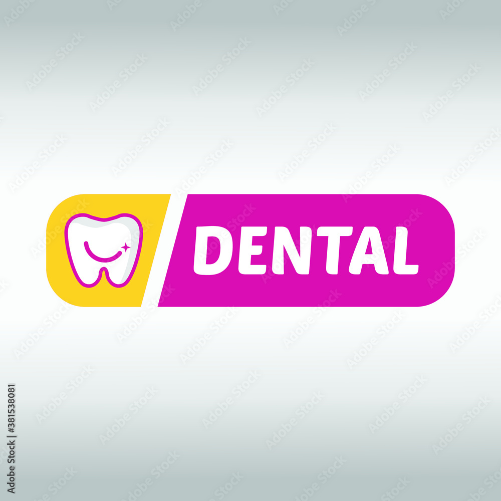 Health Dent Logo design vector template. Dental clinic Logotype concept icon. Health Dent Logo design vector template. Dental clinic Logotype concept icon.