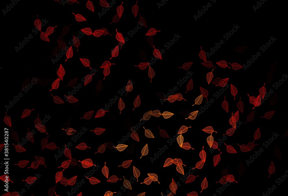 Dark Red, Yellow vector hand painted pattern. Dark Red, Yellow vector hand painted pattern.