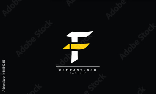 FI Abstract initial monogram letter alphabet logo design