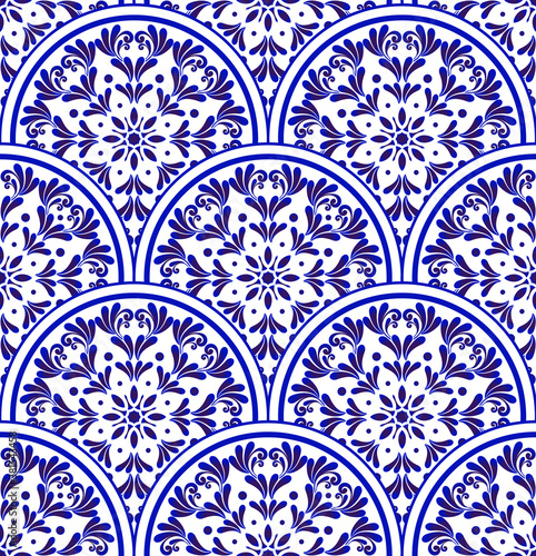 porcelain pattern blue and white