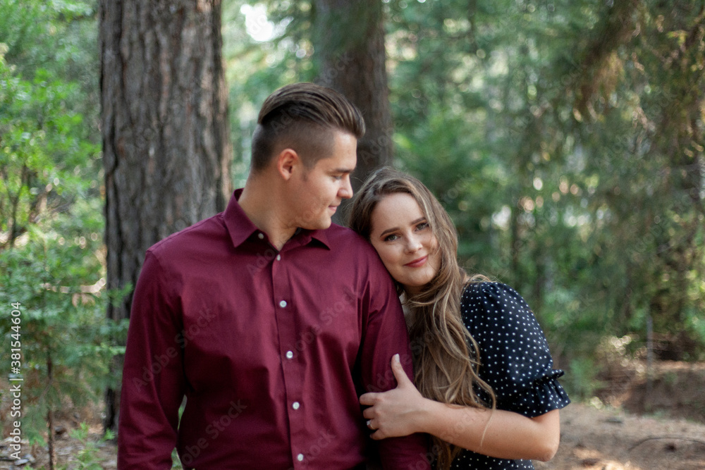 Young couple outisde 
