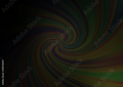 Dark Black vector glossy abstract background. Colorful abstract illustration with gradient. The blurred design can be used for your web site.