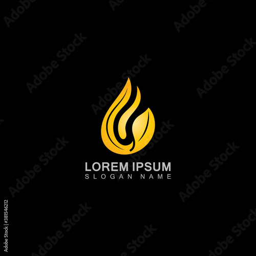 Vector Fire Flame element Illustration Logo, template creative symbol business