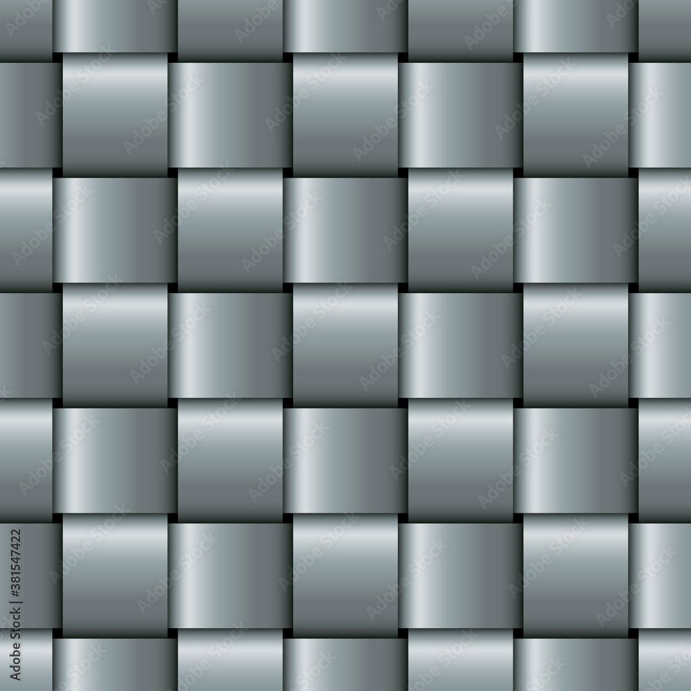 Silver Weave Vector Seamless Pattern Silver Weave Vector Seamless Pattern