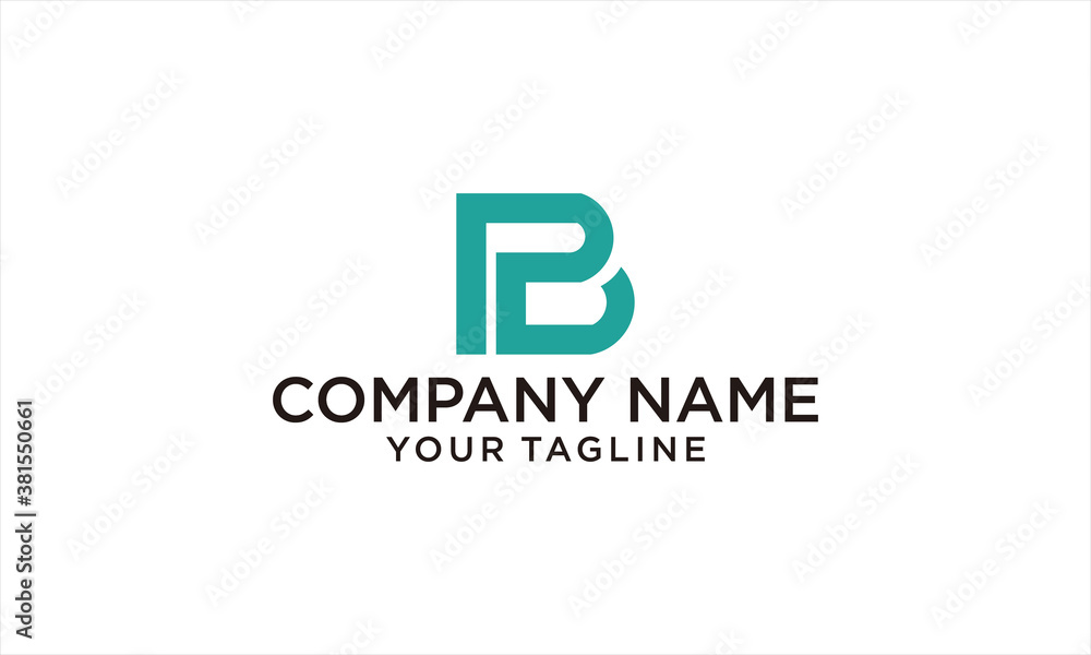 this logo is the logo of the initials P and B into one word, or united into one word.