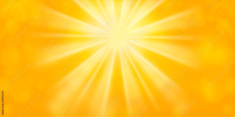 キラキラ光る太陽のイメージの背景イラスト キラキラ光る太陽のイメージの背景イラスト