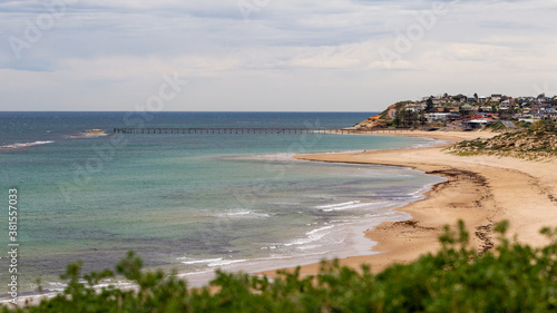 The iconic Port Noarlunga jetty in  South Australia on September 29 2020