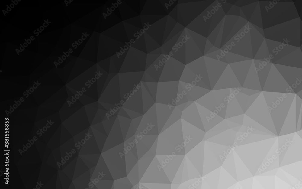 Dark Silver, Gray vector low poly layout. Creative illustration in halftone style with gradient. Textured pattern for background. Dark Silver, Gray vector low poly layout. Creative illustration in halftone style with gradient. Textured pattern for background.