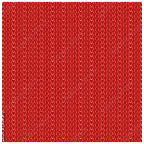 手編みニット（メリヤス編み）