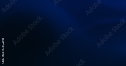 Abstract defocused 4k resolution geometric curves background for wallpaper, backdrop and varied nature design. Dark blue and black colors.
