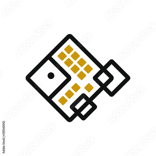 illustration vector graphic of unique fish logo or icon