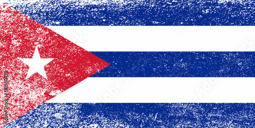 Cuba Flag Grunge