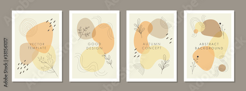 Set of abstract creative artistic templates. Universal cover Designs for Annual Report, Brochures, Flyers, Presentations, Leaflet, Magazine.