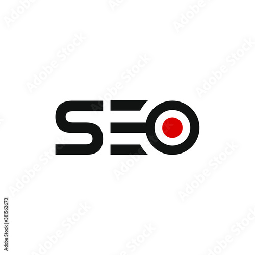 illustration vector graphic of SEO logo or icon