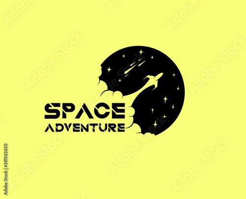 Rocket launched icon vector for logo designs.