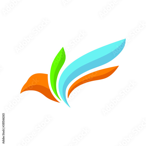 illustration vector graphic of bird logo or icon