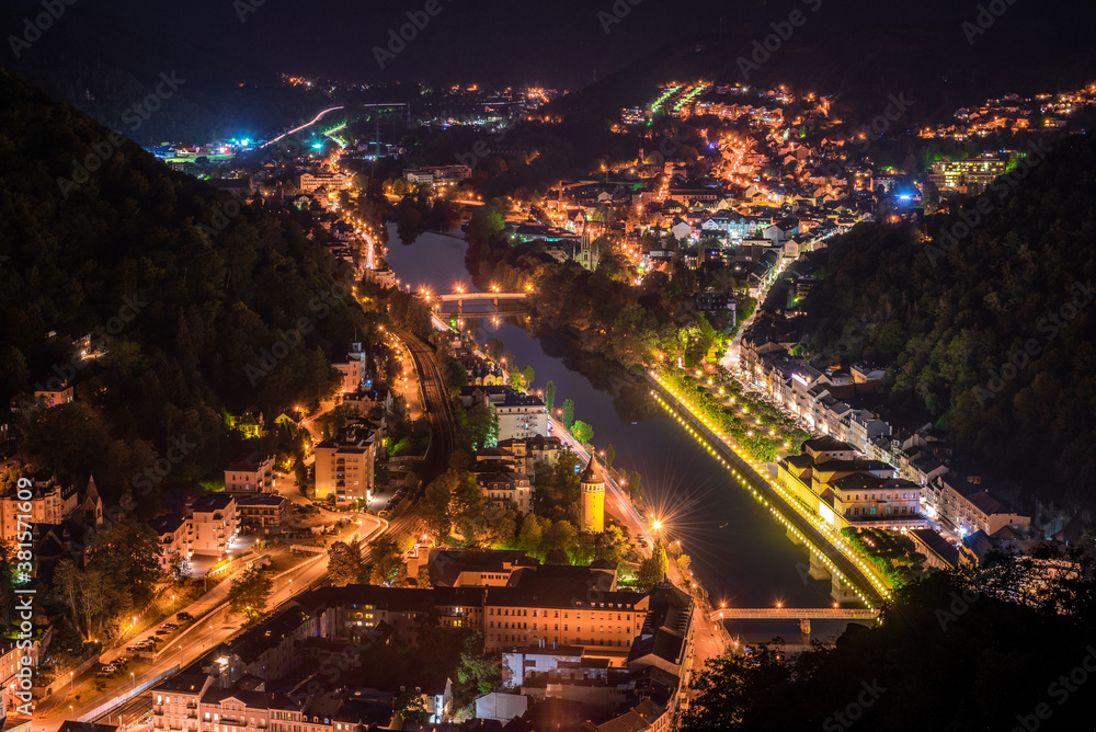 Fototapeta premium Stadt nachts