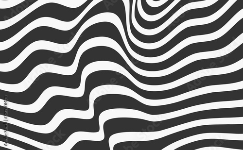 Wave Lines Pattern Abstract Background. Vector illustration