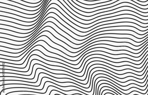 Wave Lines Pattern Abstract Background. Vector illustration