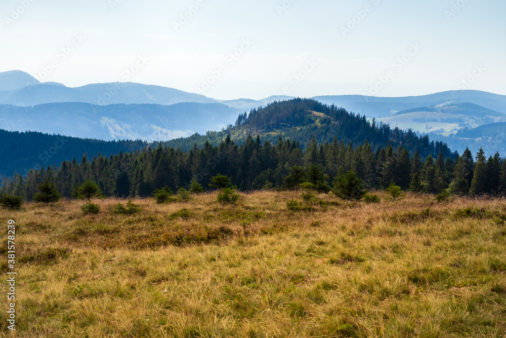 Mountains in the Black Forest of Germany