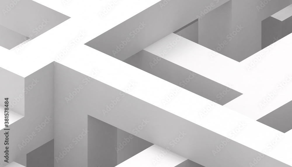 Abstract background geometric shape Cube - box Concept on isolated and white background paper art style - 3d rendering Abstract background geometric shape Cube - box Concept on isolated and white background paper art style - 3d rendering
