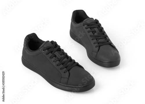 Black casual shoes