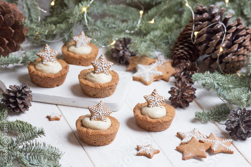 Christmas wonderland gingerbread cupcakes and cookies