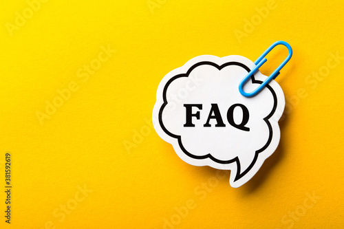 FAQ Business Concept Frequently Asked Questions