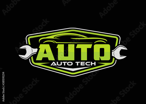 automotive service logo concept