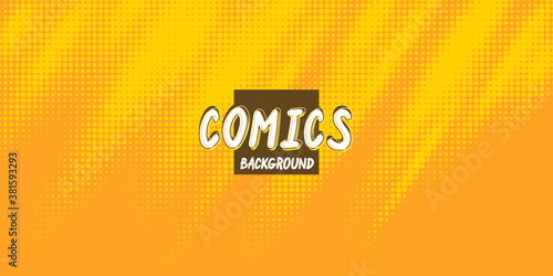 Retro background with a comics style. Monochrome printing raster, abstract vector halftone background.