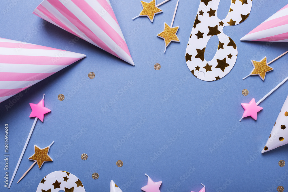 Obraz premium Birthday party invitation card