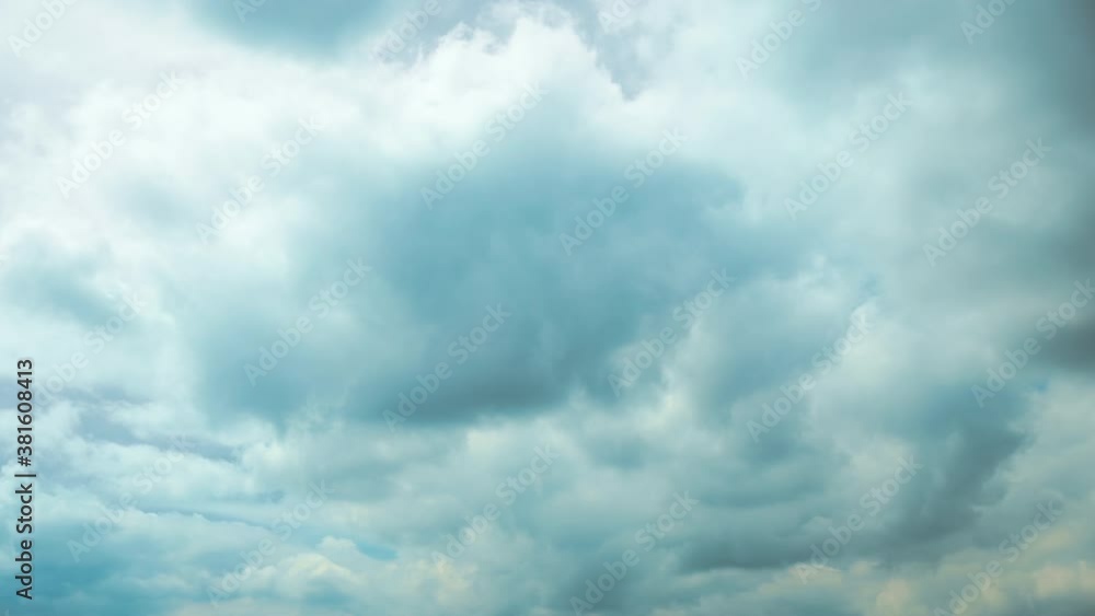 Cloudy Sky With Fluffy Clouds. Natural Background. 4K, Time Lapse, Timelapse, Time-lapse. Cloudy Sky With Fluffy Clouds. Natural Background. 4K, Time Lapse, Timelapse, Time-lapse.