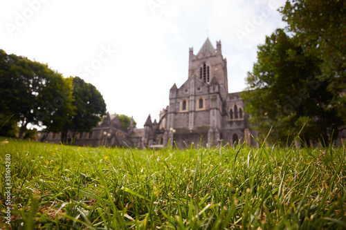 Obraz na płótnie Christchurch Cathedral in Dublin City, Ireland w salonie