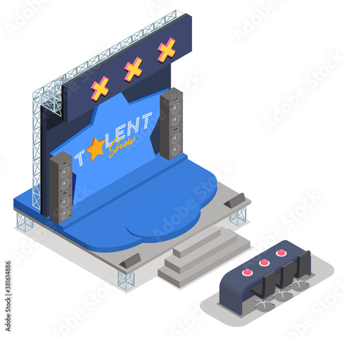 Talent Show Stage Composition