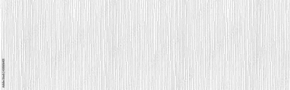 Fototapeta premium Panorama of Modern white stone wall with stripes texture and seamless background