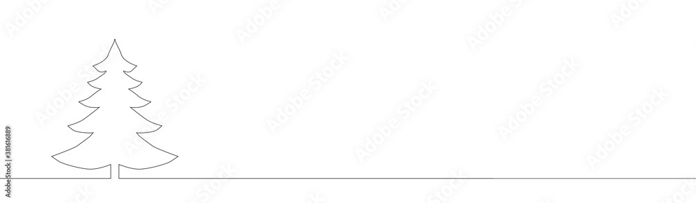 Christmas fir tree on the headline background Christmas fir tree on the headline background