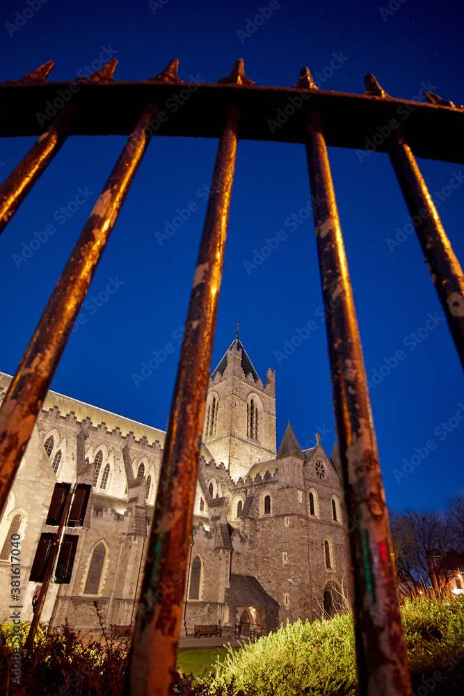 Christchurch Cathedral in Dublin City, Ireland