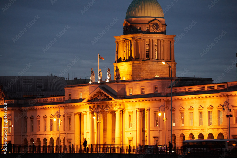 The Custom House in Dublin, Ireland
