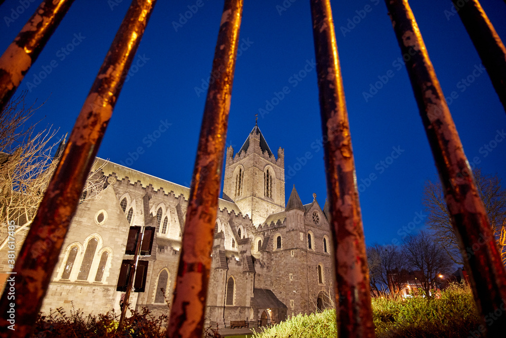 Christchurch Cathedral in Dublin City, Ireland
