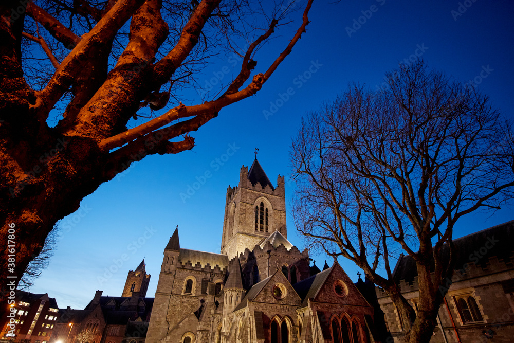 Christchurch Cathedral in Dublin City, Ireland