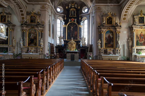 Pilgrimage Church St. Kolumban,Rorschach, Lake Constance, Canton of St. Gallen, Switzerland, Europe