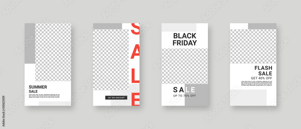 Social media template. Trendy editable social media stories template. Mockup isolated. Template design. Vector illustration. Social media template. Trendy editable social media stories template. Mockup isolated. Template design. Vector illustration.