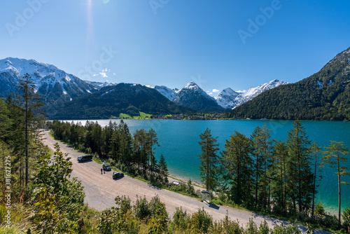Achensee mit Pertisau in Tirol und Karwendelgebirge
