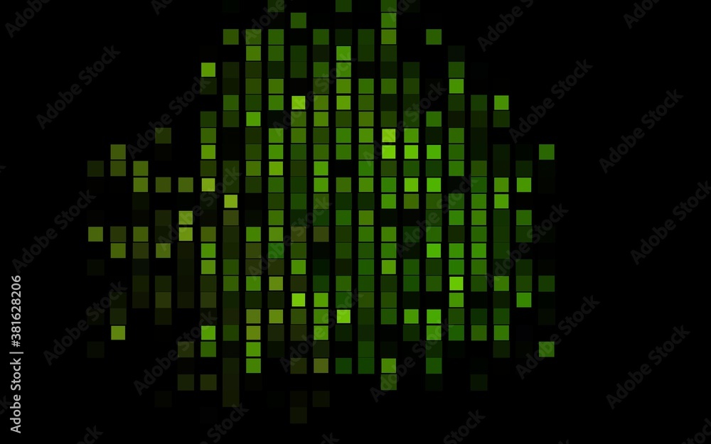 Dark Green vector background with rectangles. Glitter abstract illustration with rectangular shapes. Pattern can be used for websites. Dark Green vector background with rectangles. Glitter abstract illustration with rectangular shapes. Pattern can be used for websites.