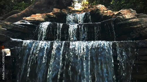 Wallpaper Mural Waterfall in slow motion at park Torontodigital.ca