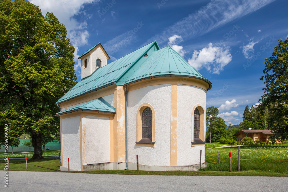 Seehof chapel,Achenkirch, Achensee near Pertisau, Inntal valley, Tyrol, Austria, Europe