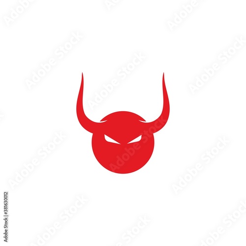 Red Devil icon logo logo vector illustration