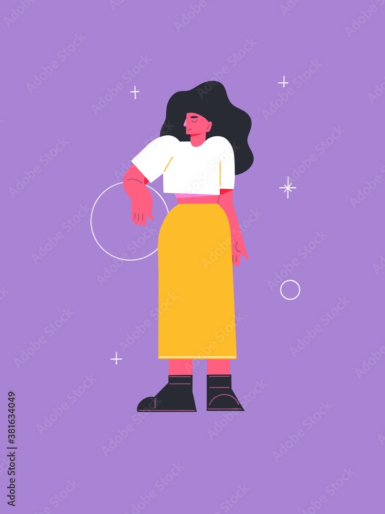 Virgo zodiac sign. Magic female characters. Hand drawn abstract graphic illustrations with zodiac astrological contemporary signs symbols collection set.Twelve astrological poster. Cartoon flat style. Virgo zodiac sign. Magic female characters. Hand drawn abstract graphic illustrations with zodiac astrological contemporary signs symbols collection set.Twelve astrological poster. Cartoon flat style.